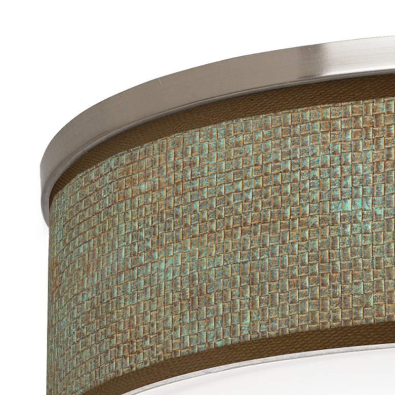 Image 2 Interweave Patina Giclee Nickel 20 1/4 inch Wide Ceiling Light more views