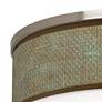 2_Interweave Patina Giclee Nickel 20 1/4" Wide Ceiling Light more views