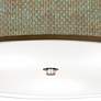 3_Interweave Patina Giclee Nickel 20 1/4" Wide Ceiling Light more views