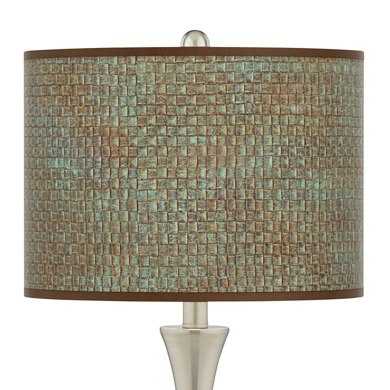 Image 2 Interweave Patina Trish Brushed Nickel Touch Table Lamps Set of 2 more views