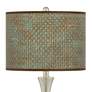 Interweave Patina Trish Brushed Nickel Touch Table Lamps Set of 2