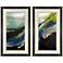Into the Dark 26"W x 44"H Framed Art - Set of 2
