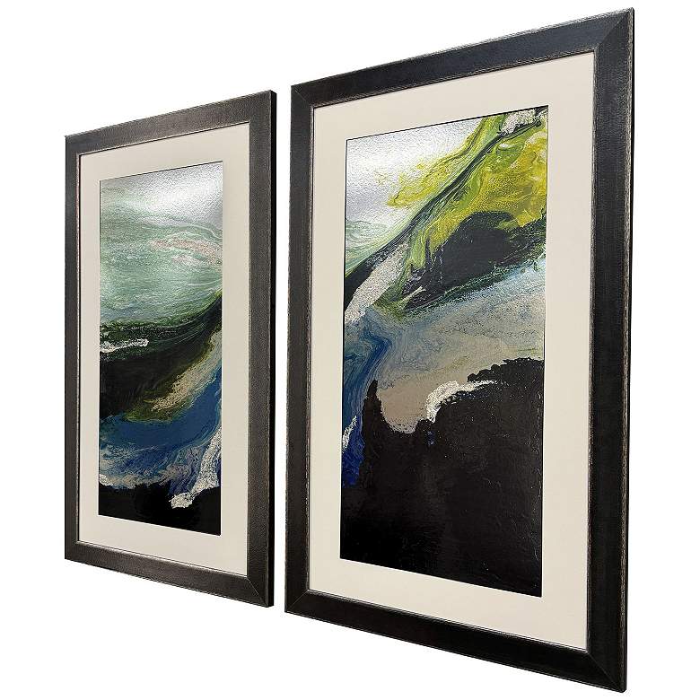 Image 3 Into the Dark 26"W x 44"H Framed Art - Set of 2 more views