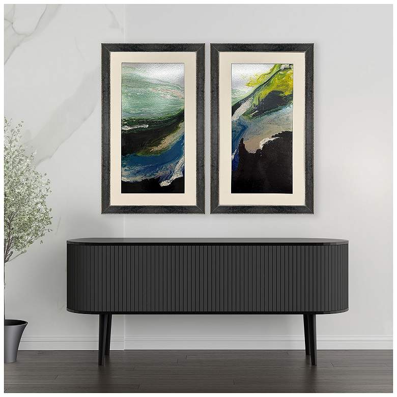 Image 5 Into the Dark 26"W x 44"H Framed Art - Set of 2 more views