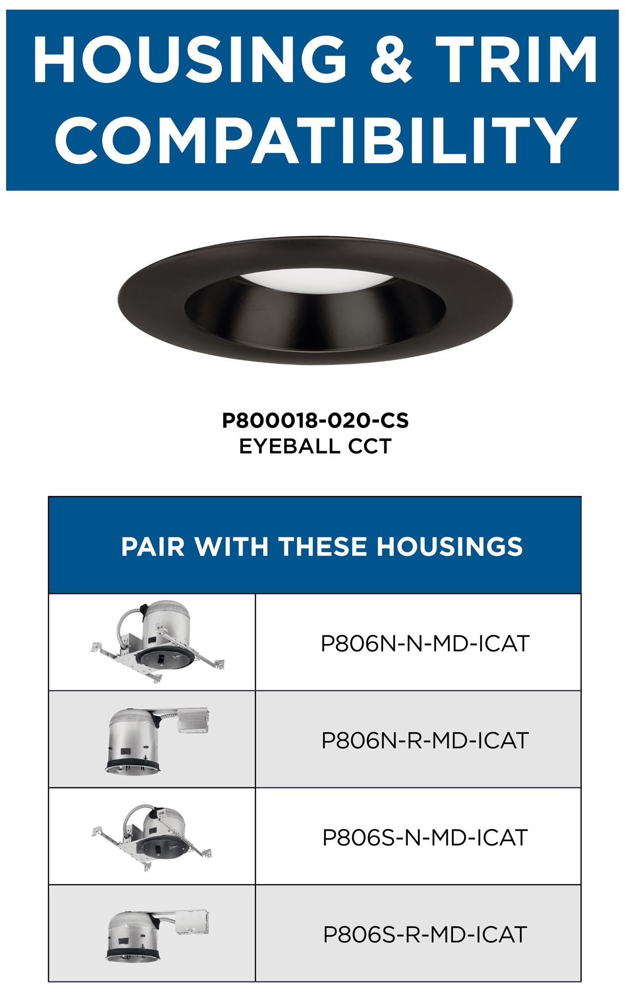 Image 7 Intrinsic Collection 6" 5-CCT LED Eyeball Trim for Recessed Housings more views