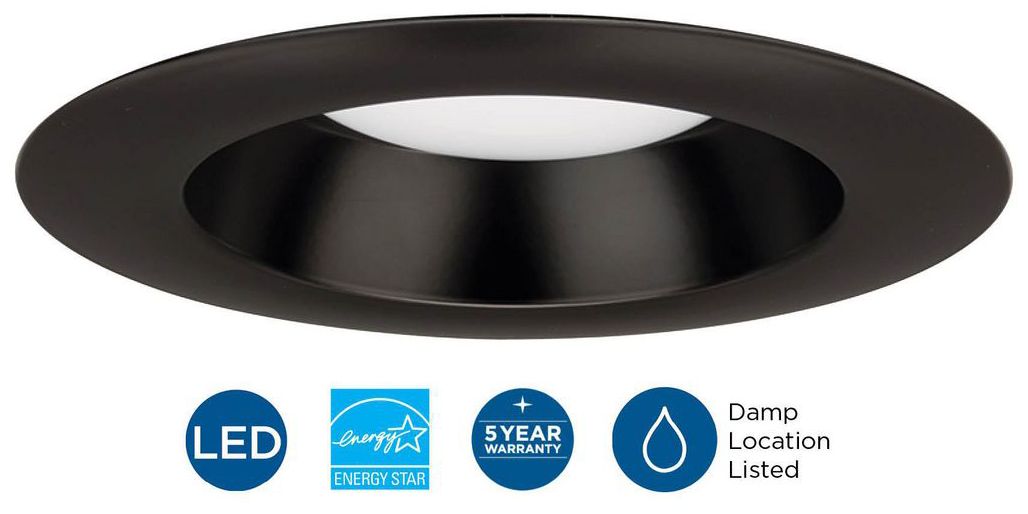 Intrinsic Collection 6" 5-CCT LED Eyeball Trim for Recessed Housings