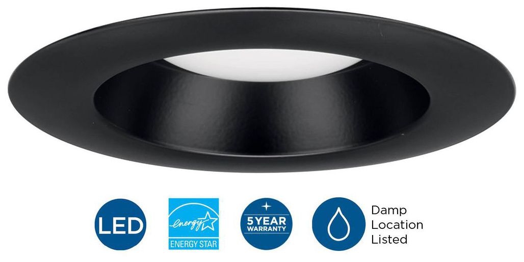 Intrinsic Collection 6" 5-CCT LED Eyeball Trim for Recessed Housings