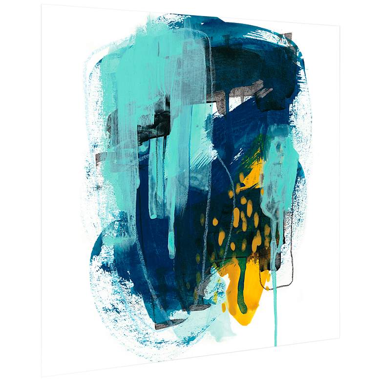 Image 4 Intuitive Motion I 41 1/2" Square Tempered Glass Wall Art more views