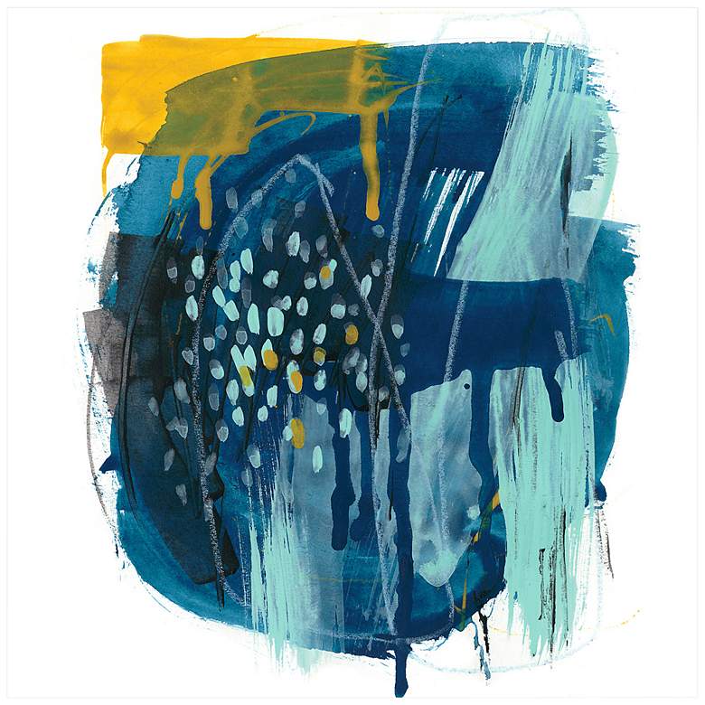 Image 4 Intuitive Motion II 38" Square Free Floating Glass Wall Art more views