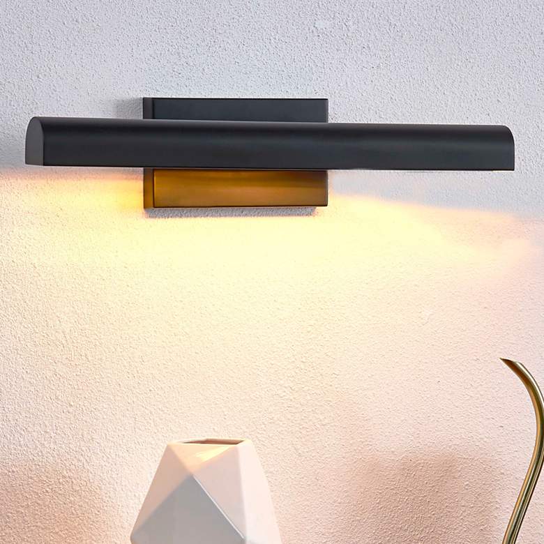 Image 1 Inverness 20" Wide Matte Black Bath Light