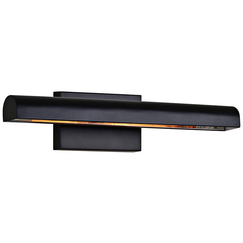 Image 5 Inverness 20" Wide Matte Black Bath Light more views
