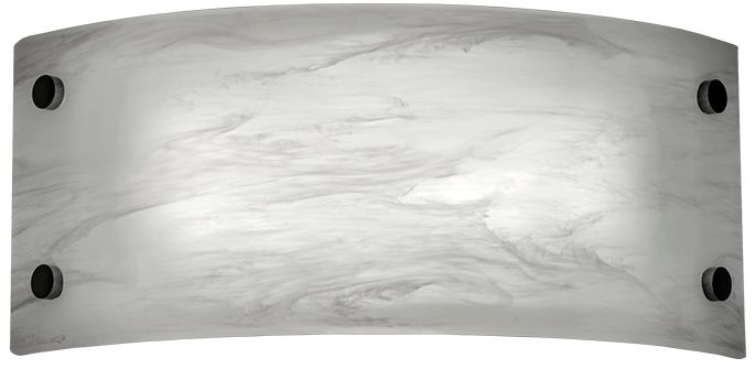 Invicta 6" High Dark Iron|Faux Alabaster ADA Sconce Triac LED