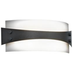 Invicta 6&quot;H Chestnut and Opal Acrylic ADA Sconce Triac LED