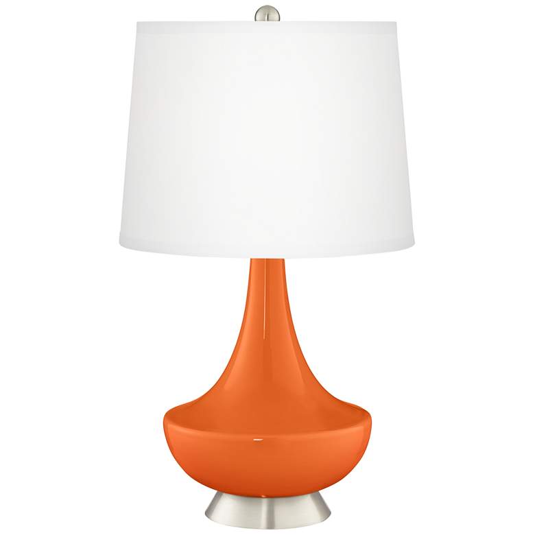 Image 2 Invigorate Gillan Glass Table Lamp with Dimmer