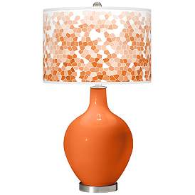 Image1 of Invigorate Mosaic Giclee Ovo Table Lamp