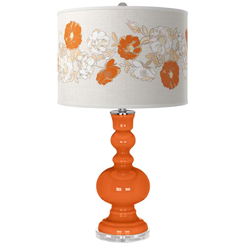 Image 1 Invigorate Rose Bouquet Apothecary Table Lamp