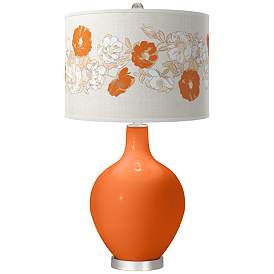 Image1 of Invigorate Rose Bouquet Ovo Table Lamp