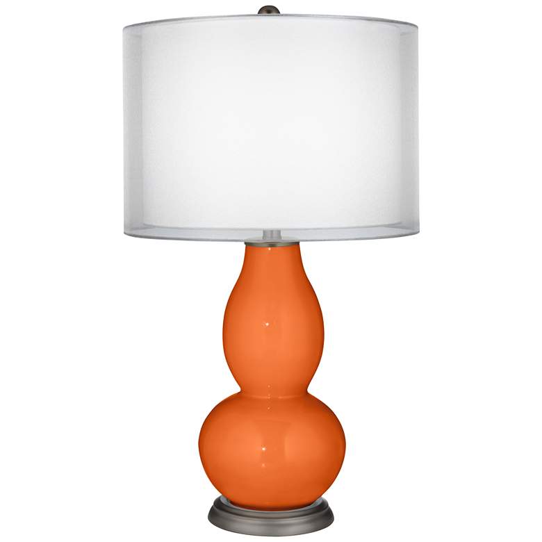 Image 1 Invigorate Sheer Double Shade Double Gourd Table Lamp