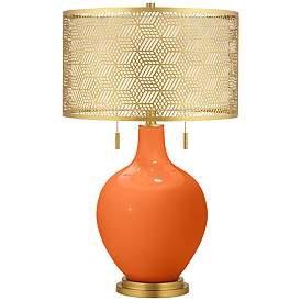 Image1 of Invigorate Toby Brass Metal Shade Table Lamp