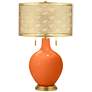 Invigorate Toby Brass Metal Shade Table Lamp