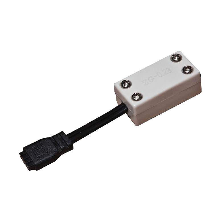 Image 1 InvisiLED Pro 3 1.5"W Black Low Voltage Wiring Box w/ Feed