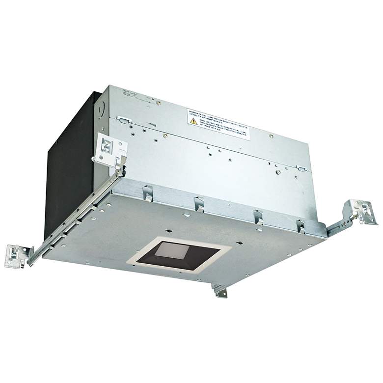 Image 1 Iolite 4" Black-White 1-Head 800lm LED Wall Wash Recess Kit