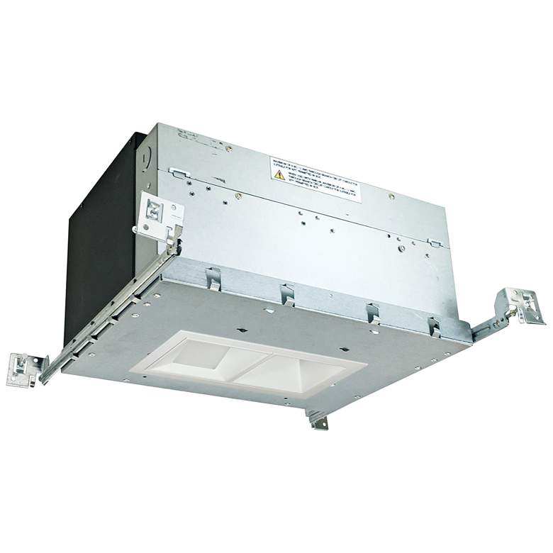 Image 1 Iolite 4 inch White 2-Head 1000 Lumen LED Wall Wash Recessed Kit