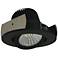 Iolite HL 2" Black LED Round Surface Gimbal Adjustable Trim