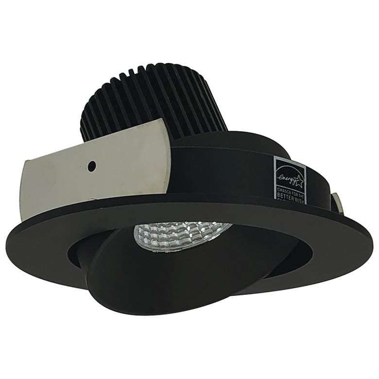 Image 1 Iolite HL 4 inch Black LED Round Cone Regress Adjustable Trim