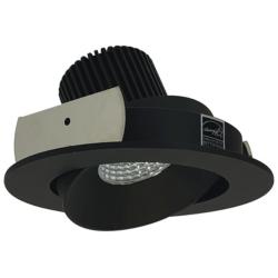 Iolite HL 4&quot; Black LED Round Cone Regress Adjustable Trim