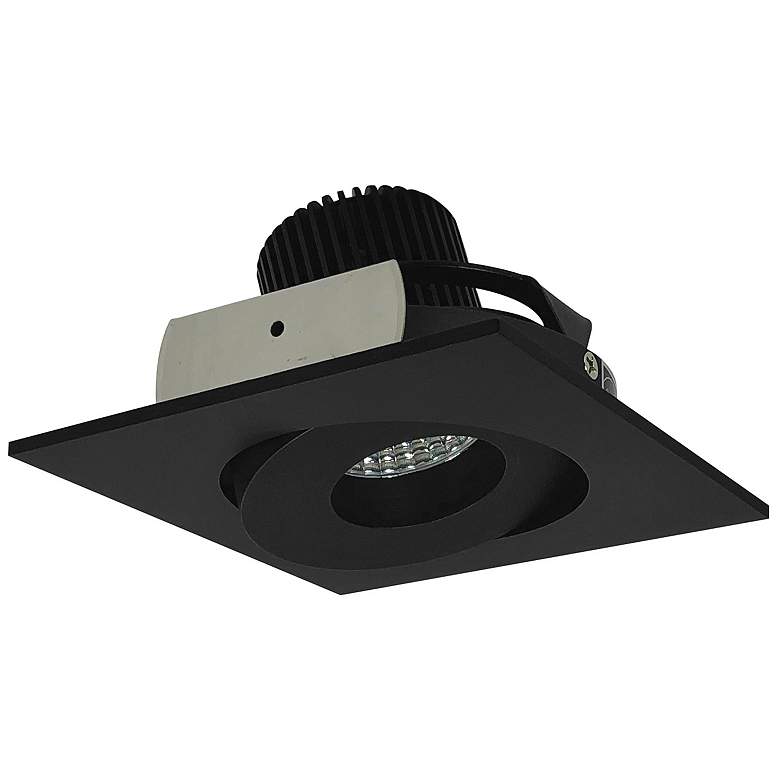 Image 1 Iolite HL 4" Black LED Square Surface Gimbal Adjustable Trim