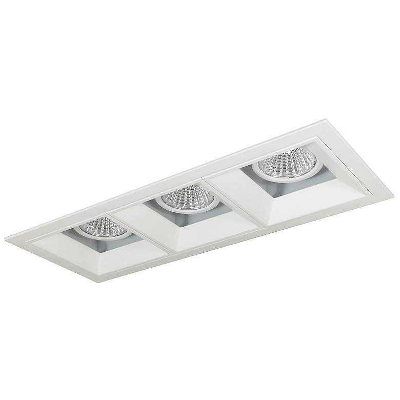 Image 1 Iolite Multiple 4 inch White 3-Head 1000lm LED Fixed Downlight