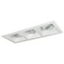 Iolite Multiple 4" White 3-Head 1000lm LED Snoot Downlight