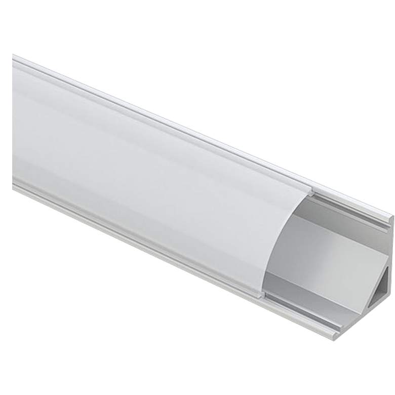 Image 1 Ion 98.42"W Stainless Steel Triangular Rail for Strip Light