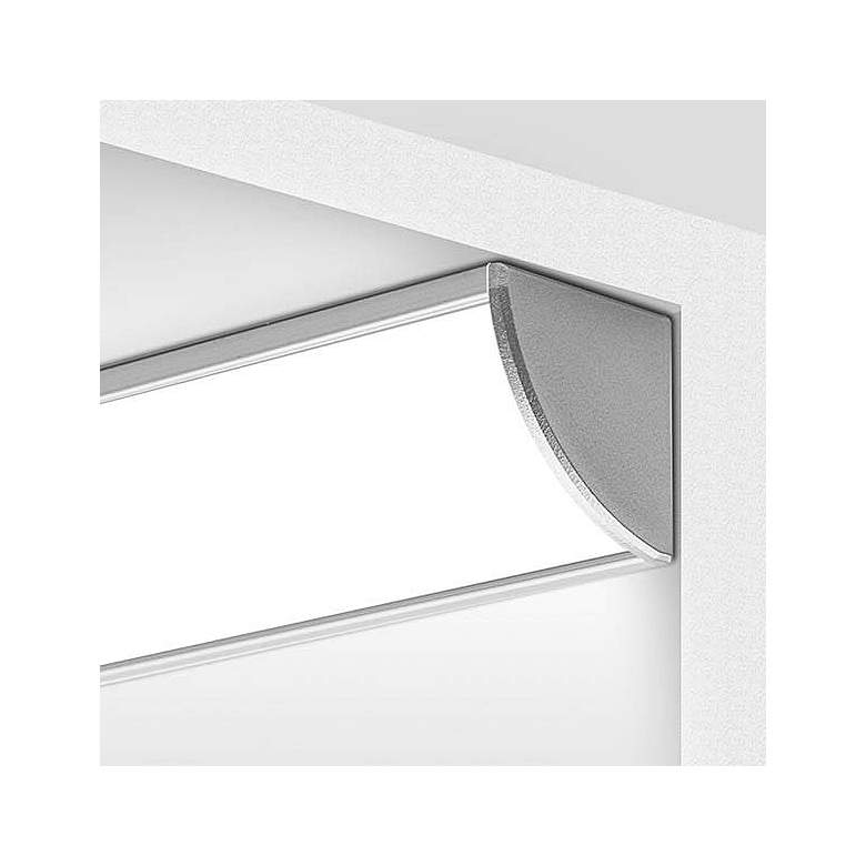 Image 3 Ion 98.42"W Stainless Steel Triangular Rail for Strip Light more views