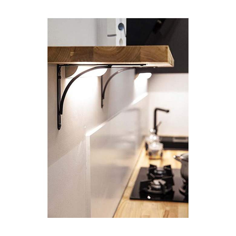 Image 4 Ion 98.42"W Stainless Steel Triangular Rail for Strip Light more views