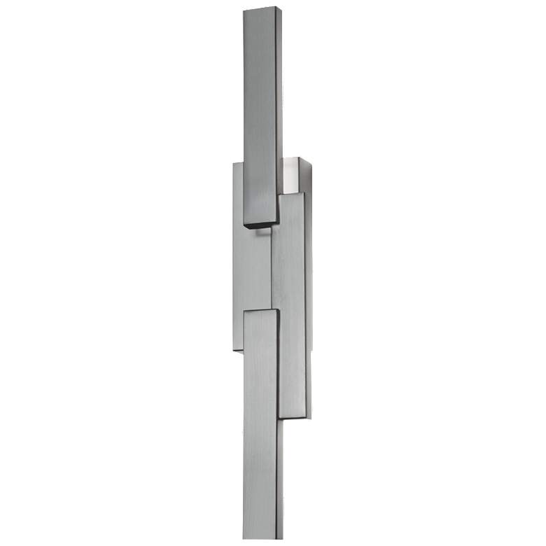 Image 1 Ion - Wall Sconce - Satin Nickel Finish - White Acrylic Diffuser