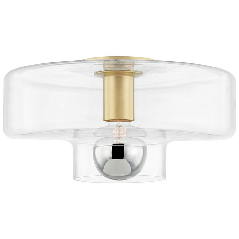 Image 1 Iona 1 Light Flush Mount AB