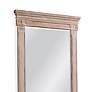 4_Ione Distressed Gray 45" x 90" Rectangular Floor Mirror more views