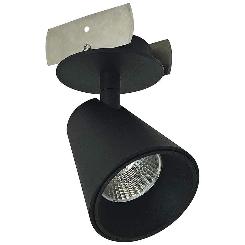 Image 1 iPoint 1 inch Black 2700K Cone LED Spot Light for Nora Housing Systems