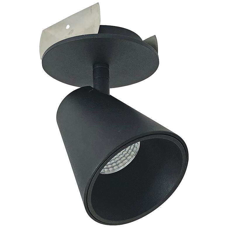 Image 1 iPoint 2 inch Black 3000K Cone LED Spot Light for Nora Housing Systems