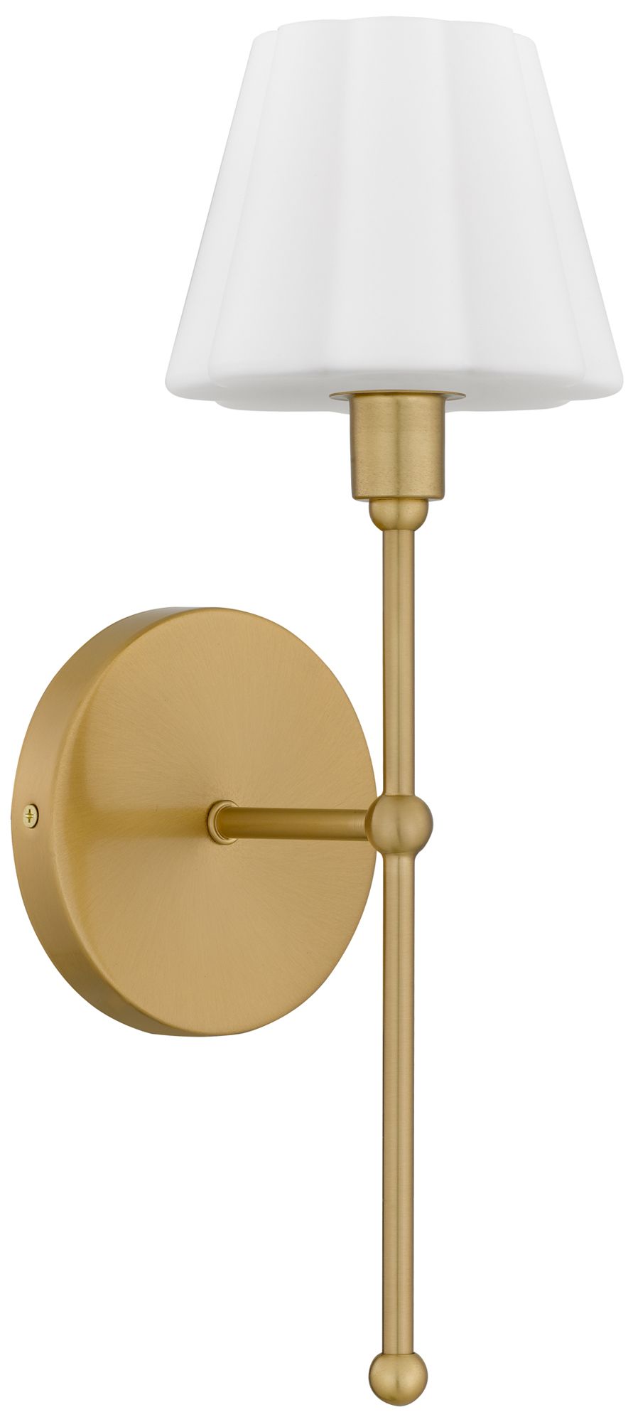 Image 3 Irena 1-Light Brushed Gold Wall Sconce more views