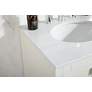 6_Irene 24" Wide White 2-Door Single Sink Bathroom Vanity more views