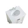 Irene 24" Wide White 2-Door Single Sink Bathroom Vanity