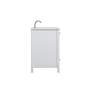 Irene 32" Wide White 2-Door 5-Drawer Single Sink Vanity