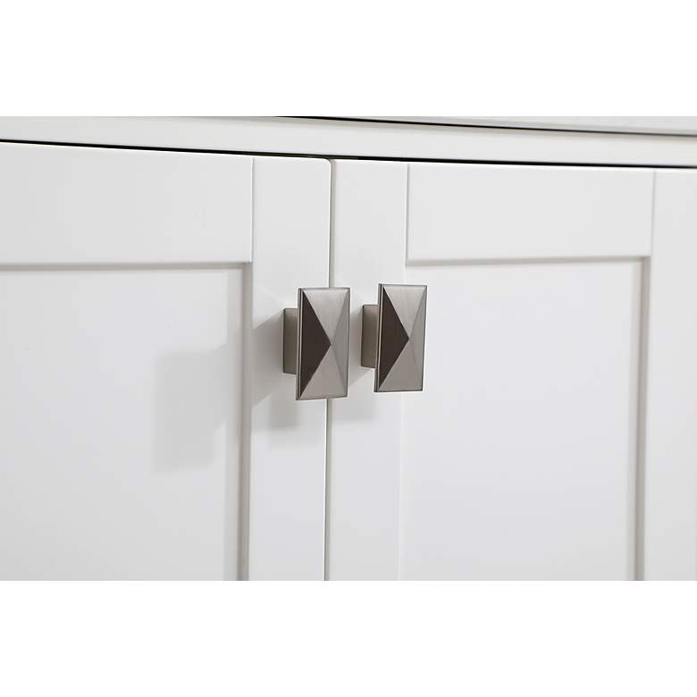 Image 6 Irene 36" Wide White Wood Single Sink Bathroom Vanity more views
