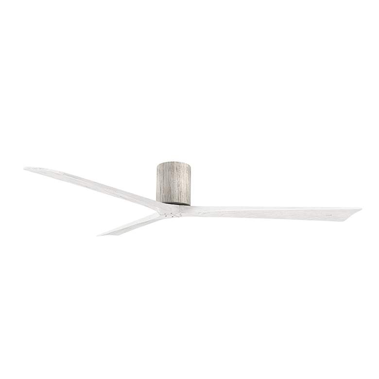 Image 2 Irene.3H 42"W 3 Blade Barn Wood Paddle Fan w/ Matte White Blades more views