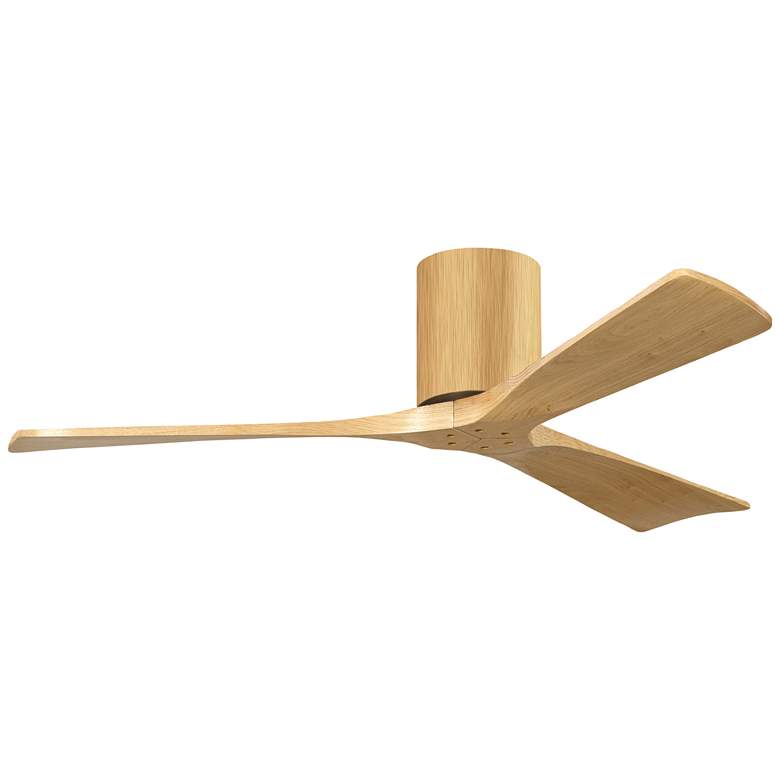 Image 1 Irene.3H 48"W 3 Blade Light Maple Paddle Fan w/ Light Maple Blades