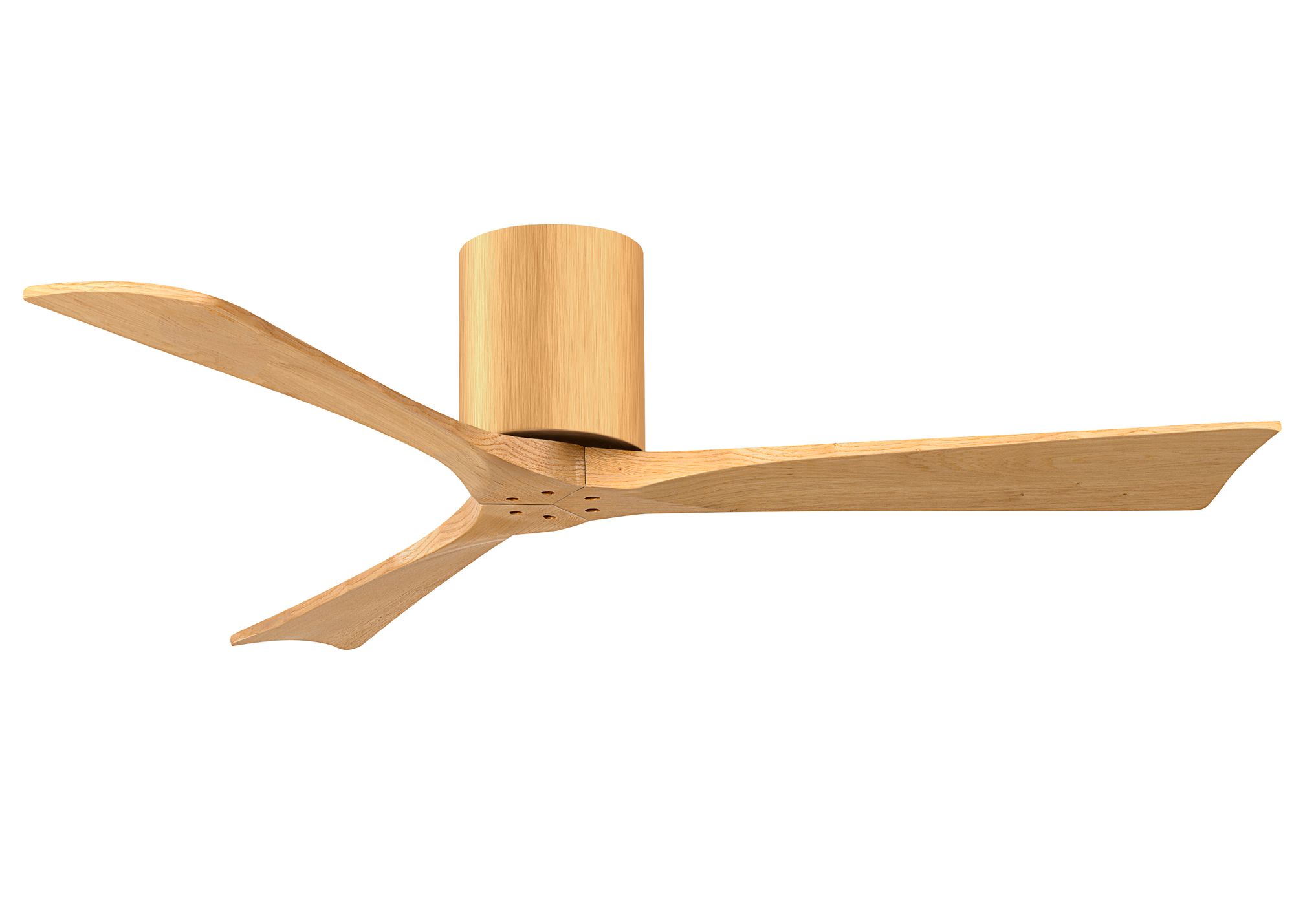 Image 2 Irene.3H 48"W 3 Blade Light Maple Paddle Fan w/ Light Maple Blades more views