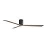 2_Irene.3H 48"W 3 Blade Matte Black Paddle Fan w/ Gray Ash Tone Blades more views
